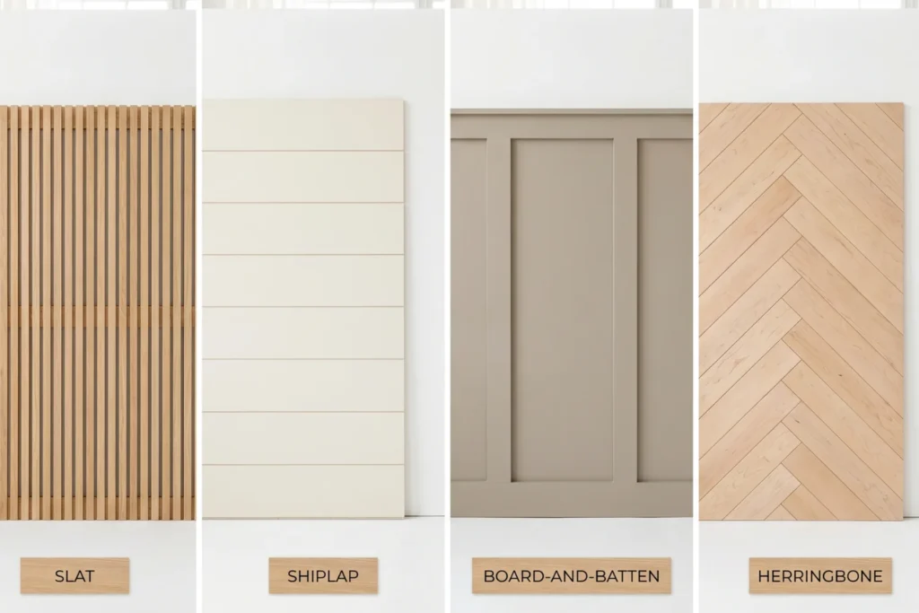 DIY Bathroom Wood Accent Wall