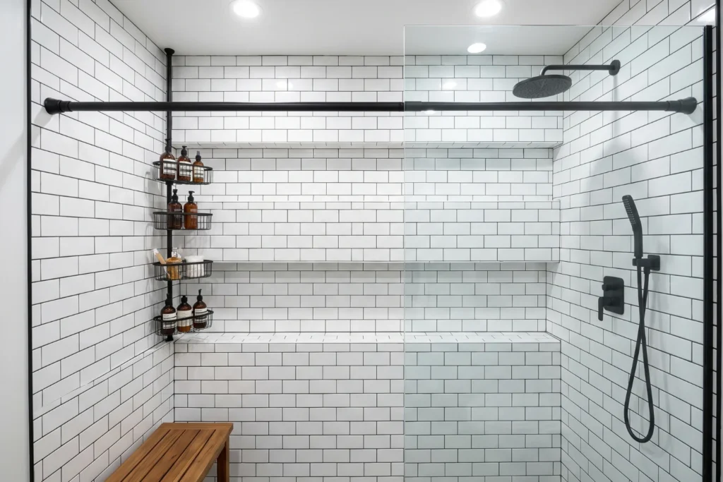 small bathroom organization