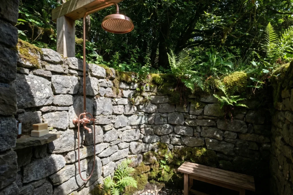 outdoor shower