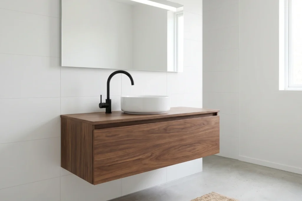 neutral bathroom decor