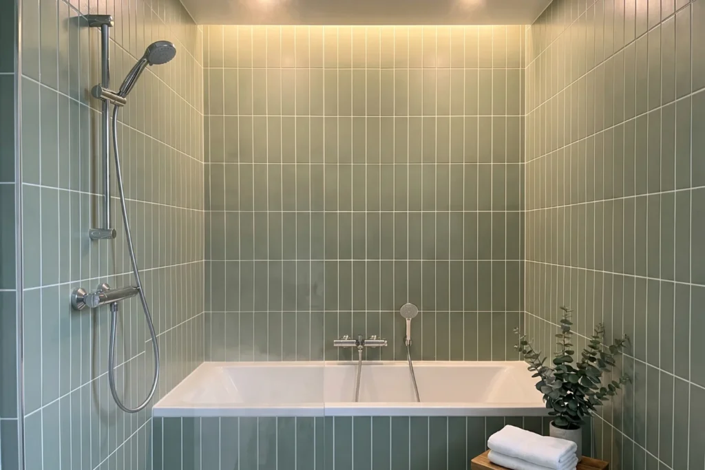shower over tub ideas