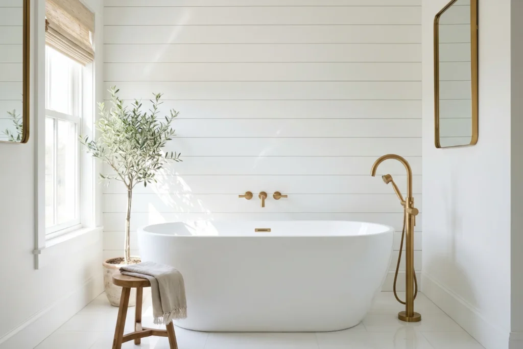 herringbone wood wall
