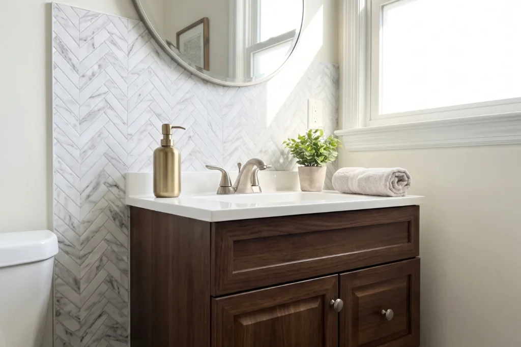 apartment bathroom storage