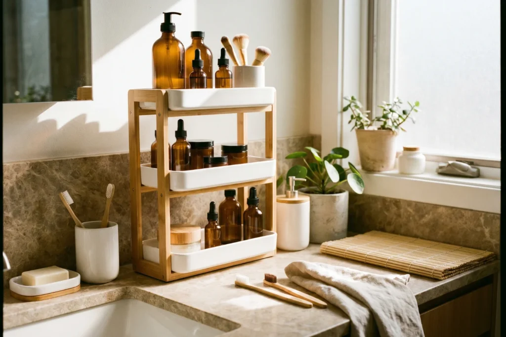 modern bathroom counter ideas