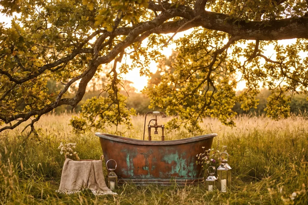 outdoor bathroom privacy