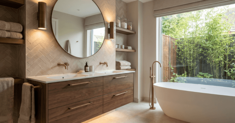 modern bathroom aesthetic decoration