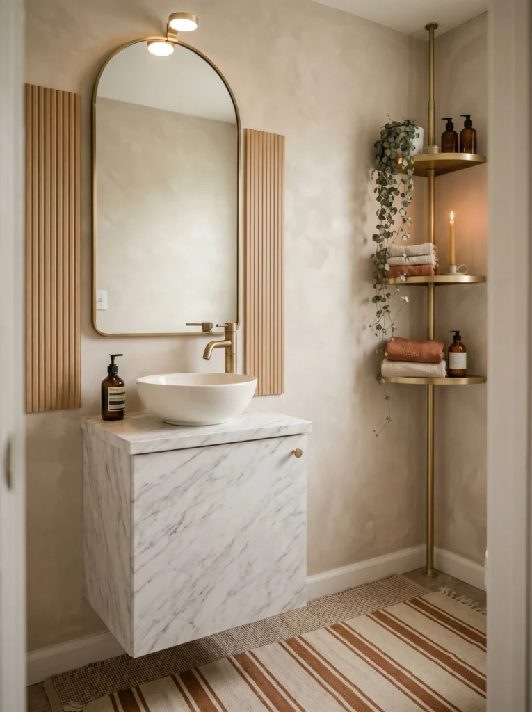 Apartment bathroom decor