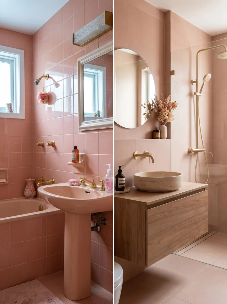 pink bathroom ideas
