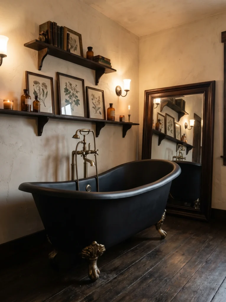 dark bathroom ideas