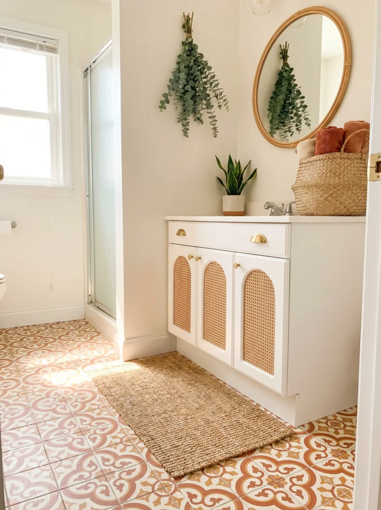 Make a small bathroom look expensive