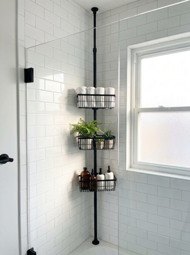 rental bathroom decor (no damage)