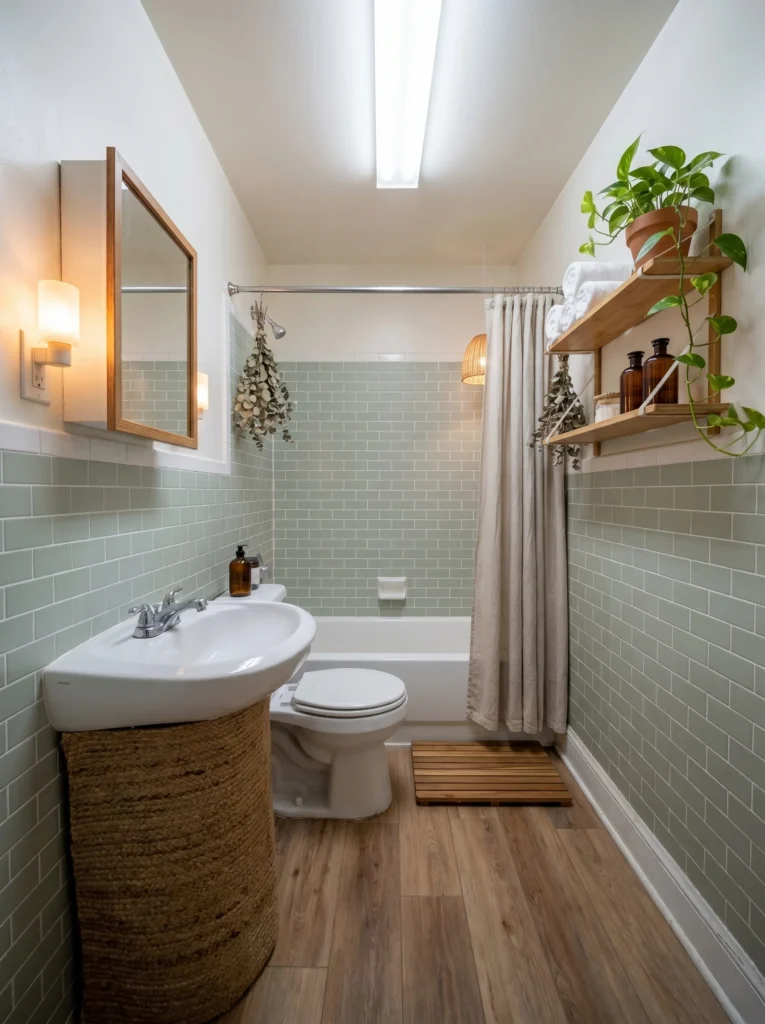 DIY bathroom remodel on a budget