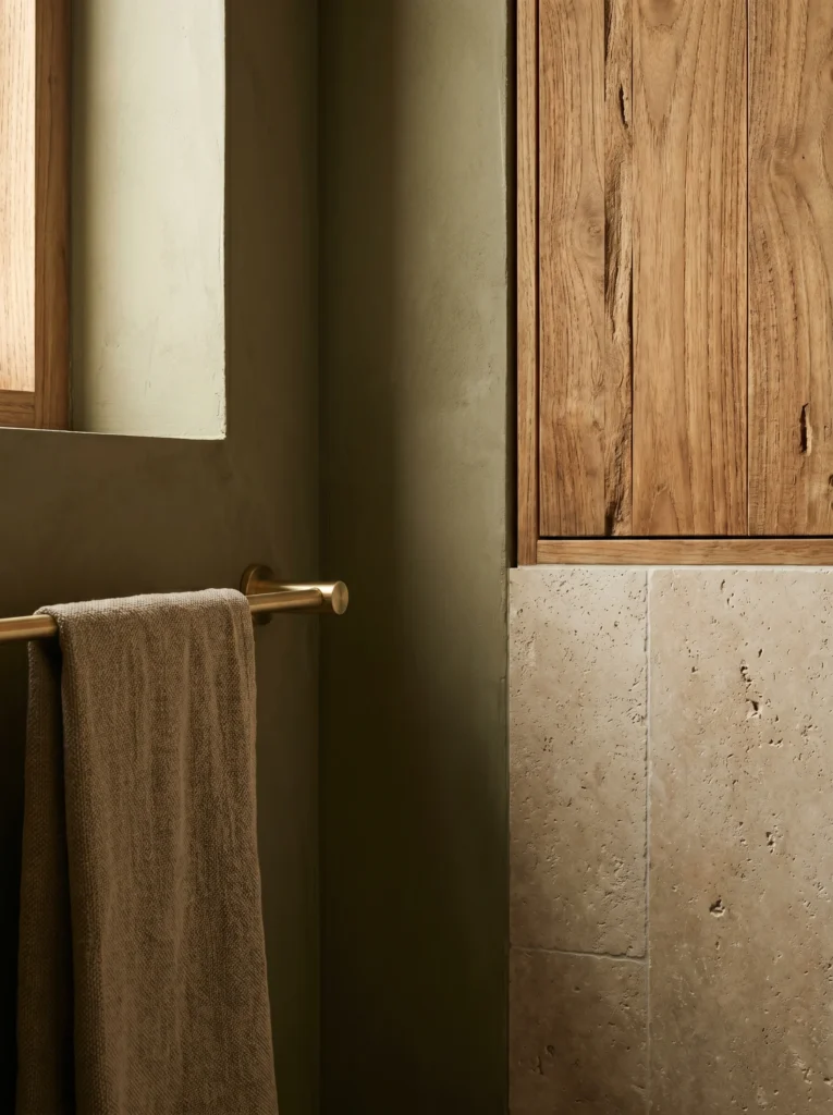 green bathroom undertones