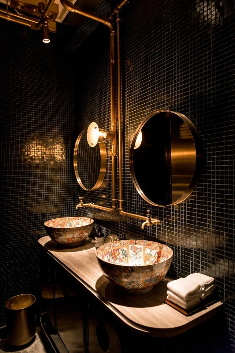 Dark Academia Bathroom