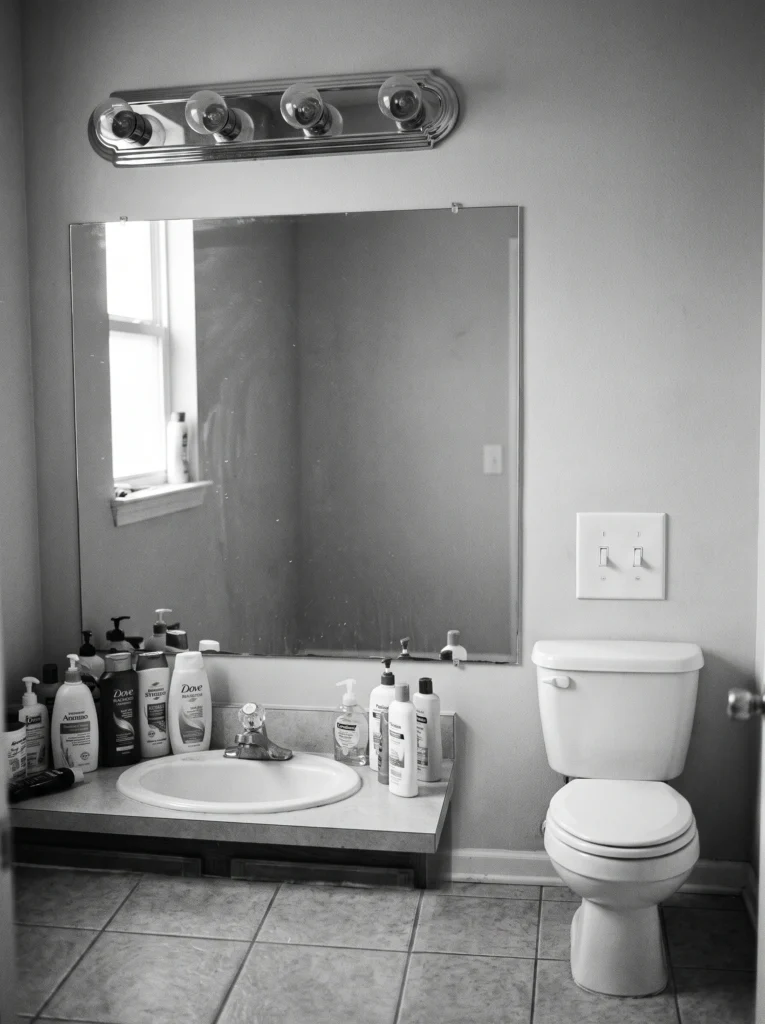 vintage bathroom look