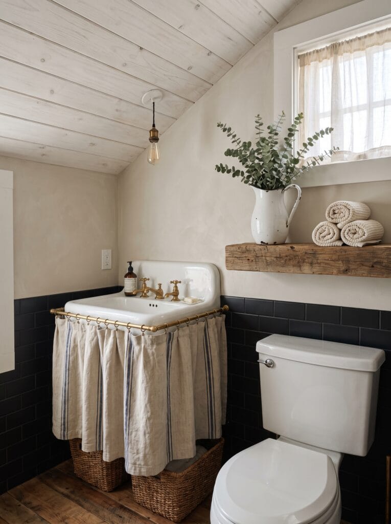 farmhouse bathroom decor