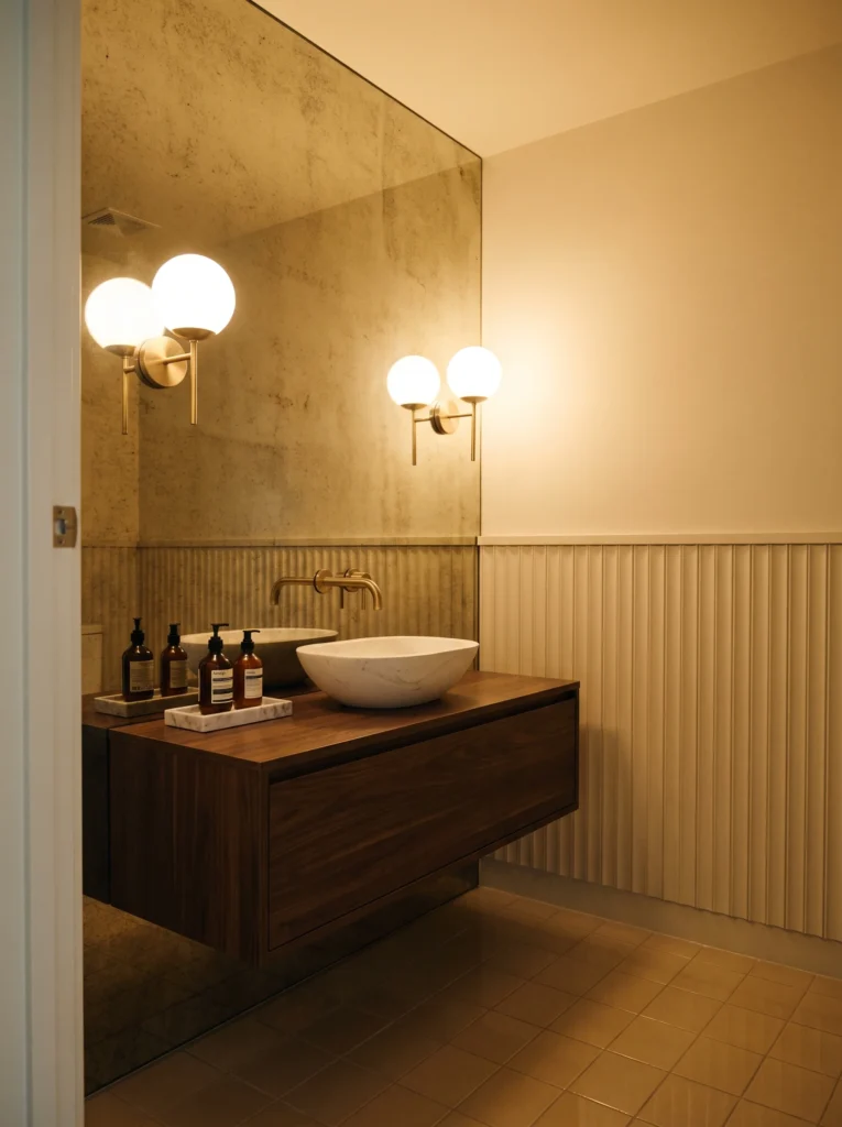 slanted ceiling bathroom ideas