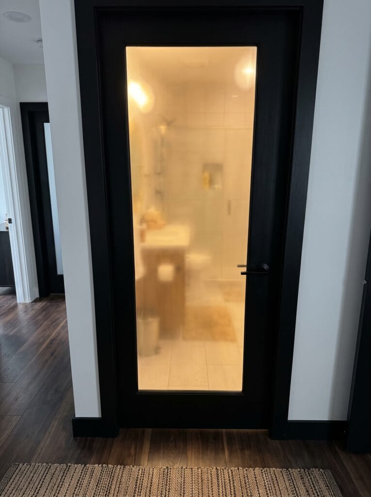 frosted glass