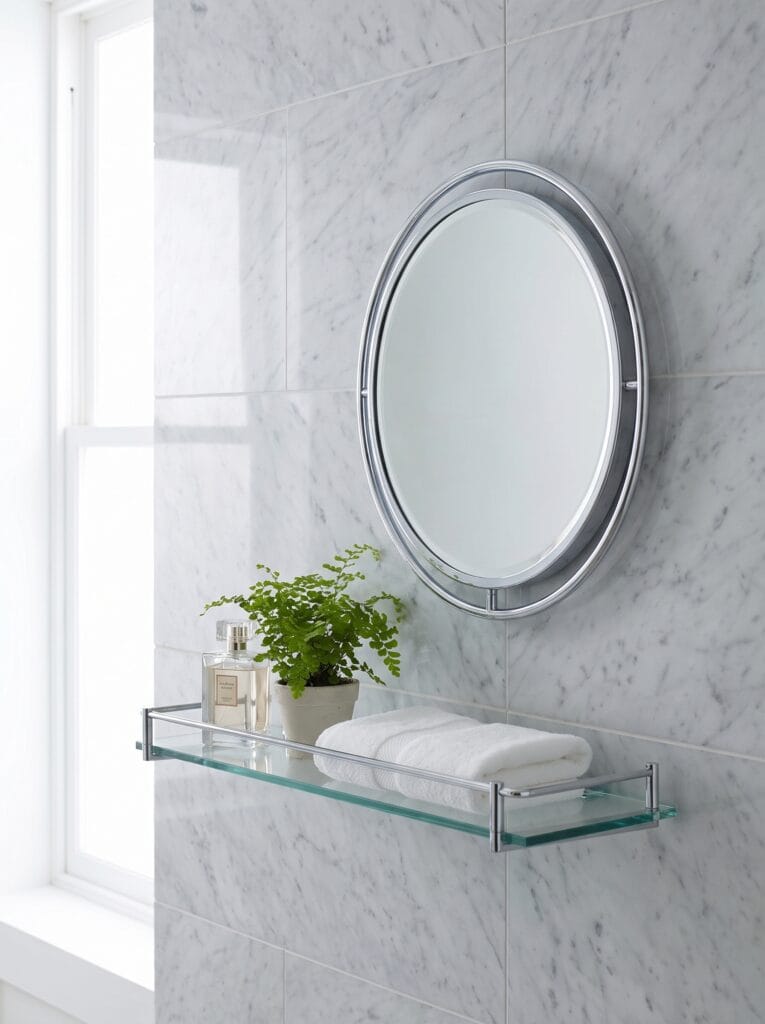 small bathroom shelf ideas