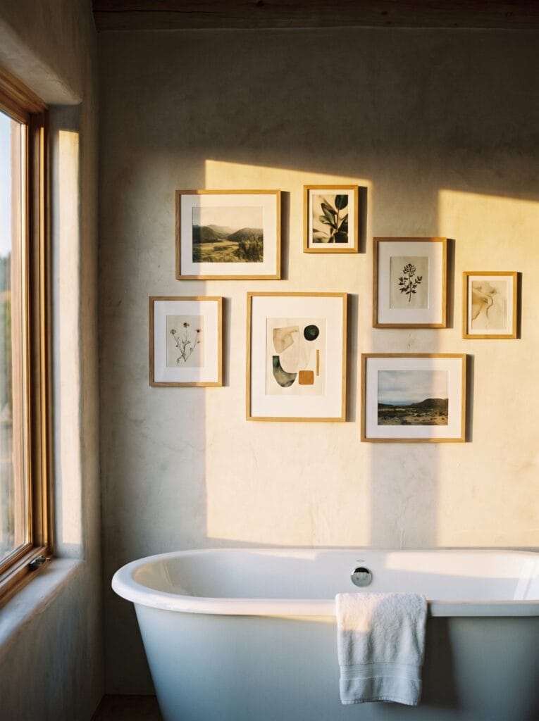 bathroom wall art