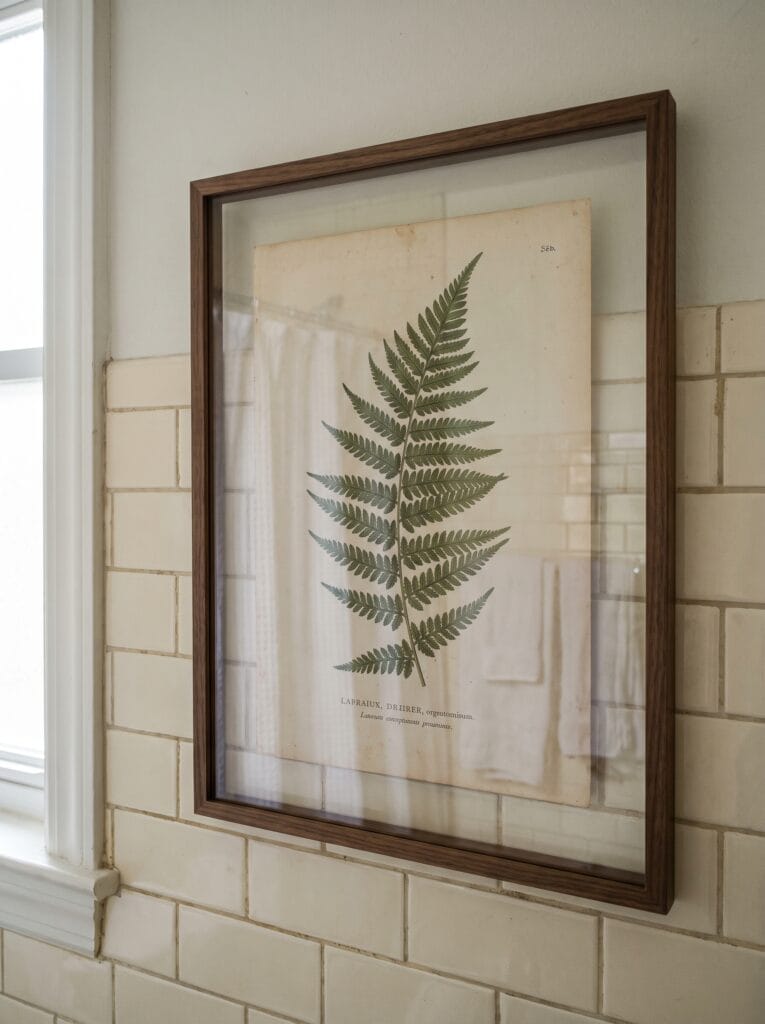 bathroom picture frames