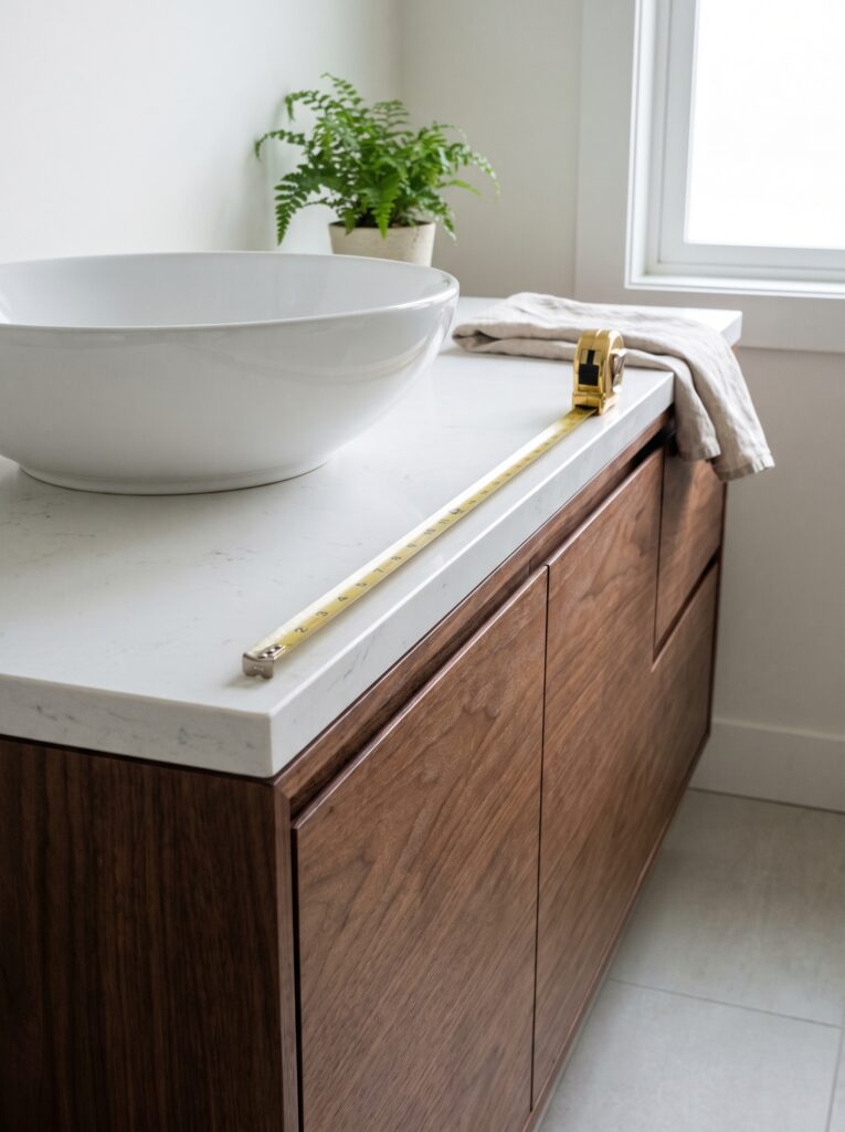 vanity cabinet height
