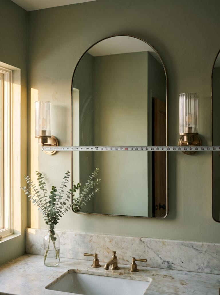 wall sconce placement