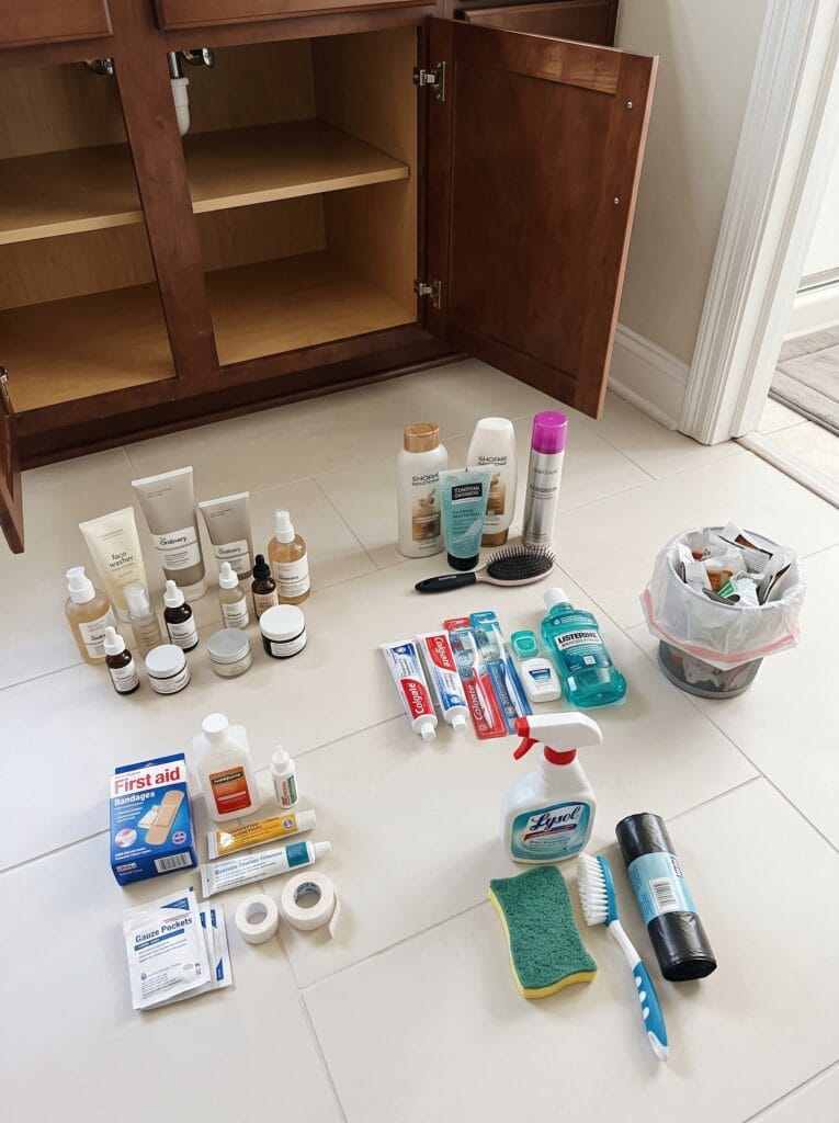 under sink organization