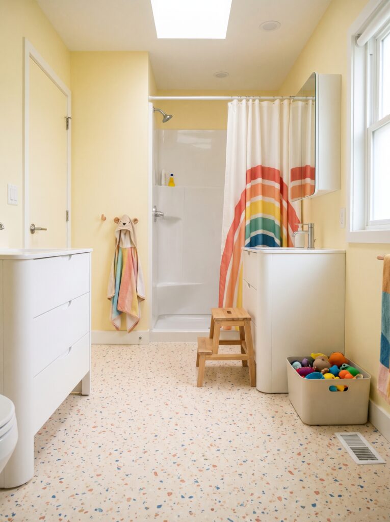 waterproof bathroom flooring