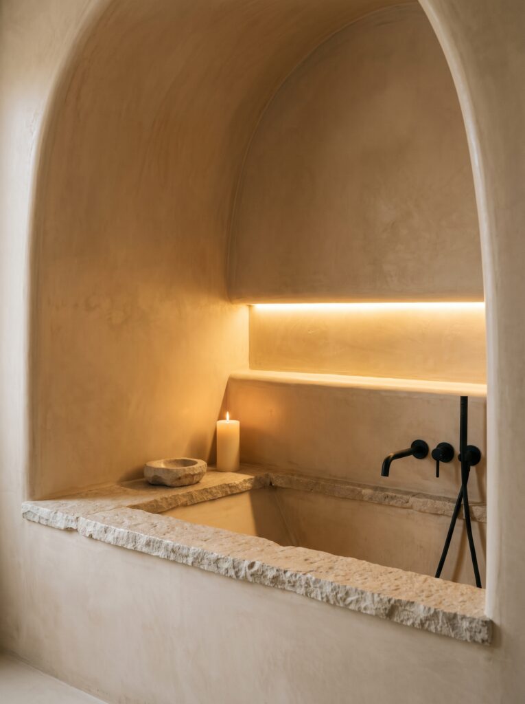 bathroom corner