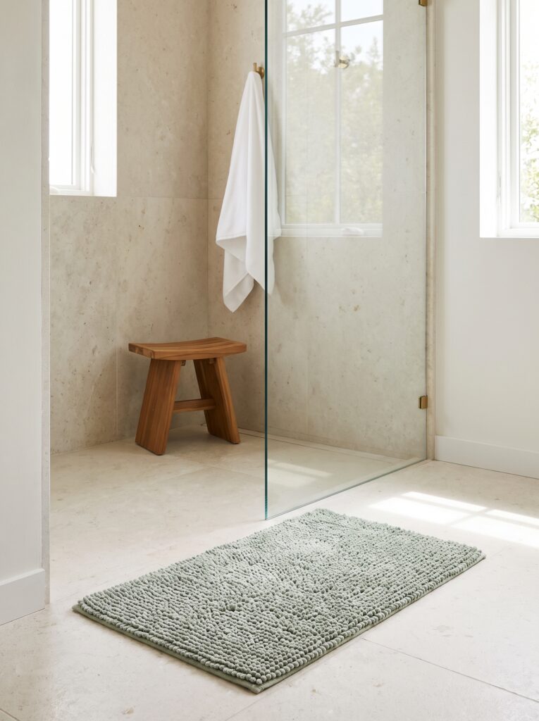 bathroom rug size