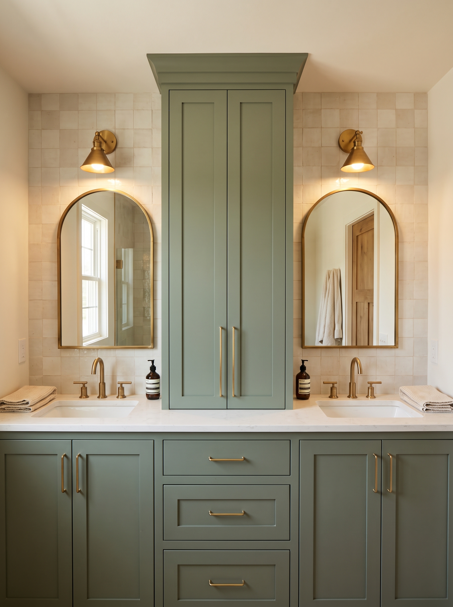 vanity storage tower