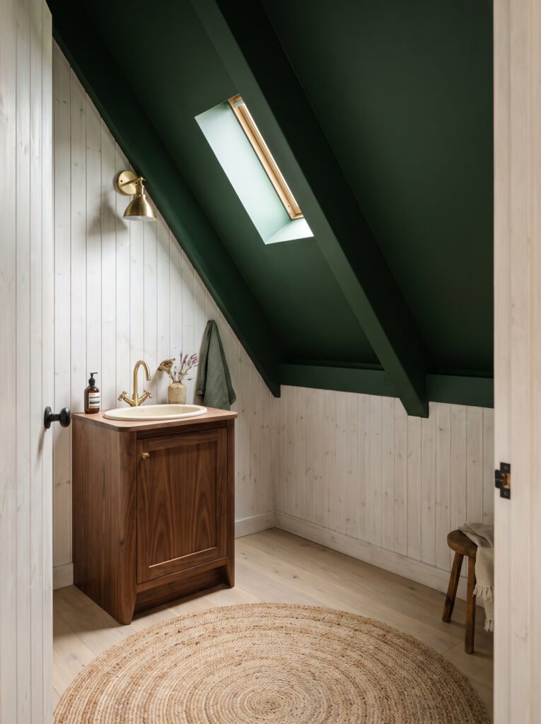 log cabin bathroom ideas