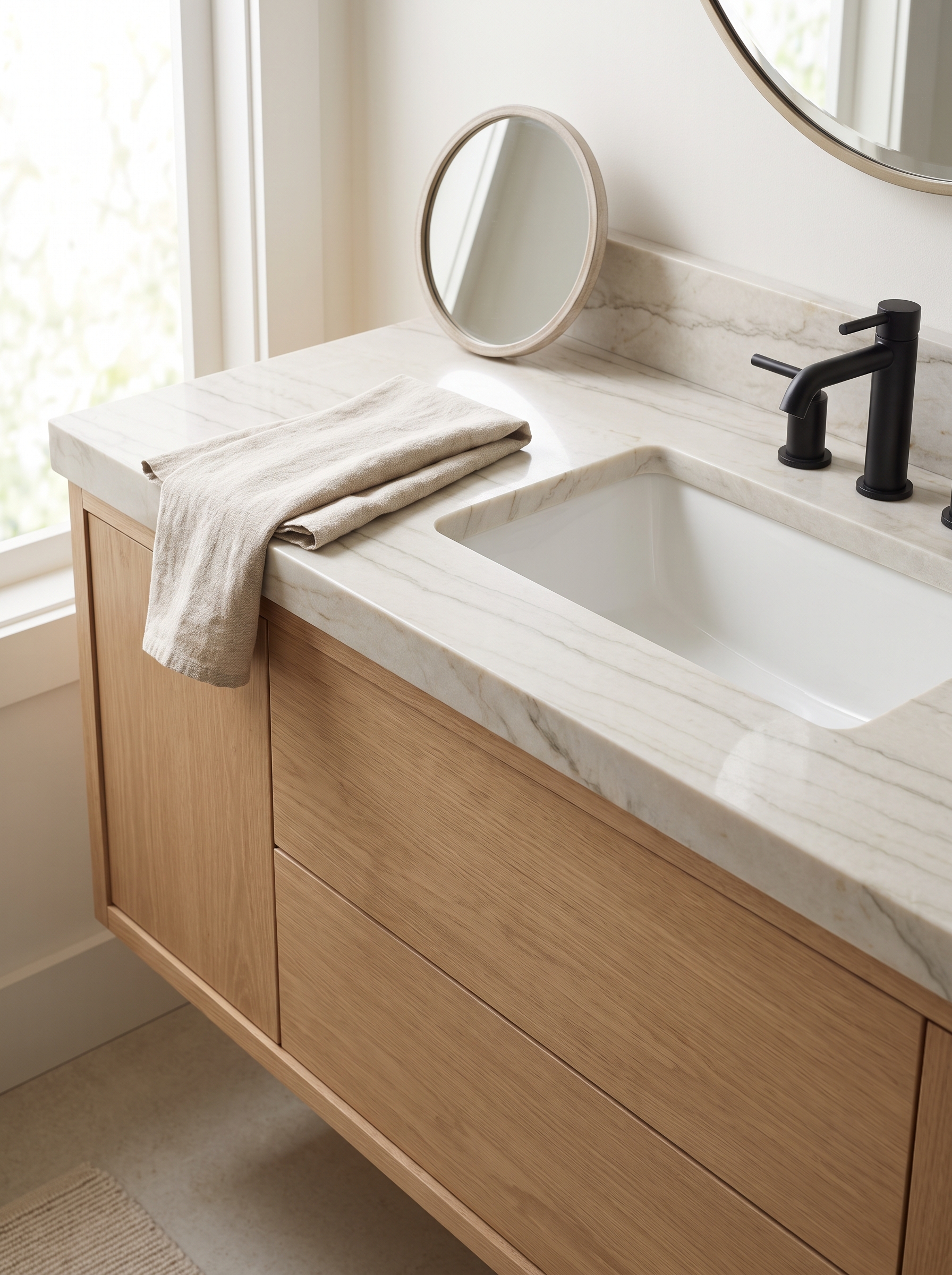 quartz vanity top