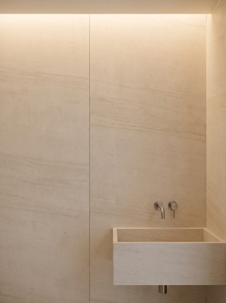 natural stone bathroom
