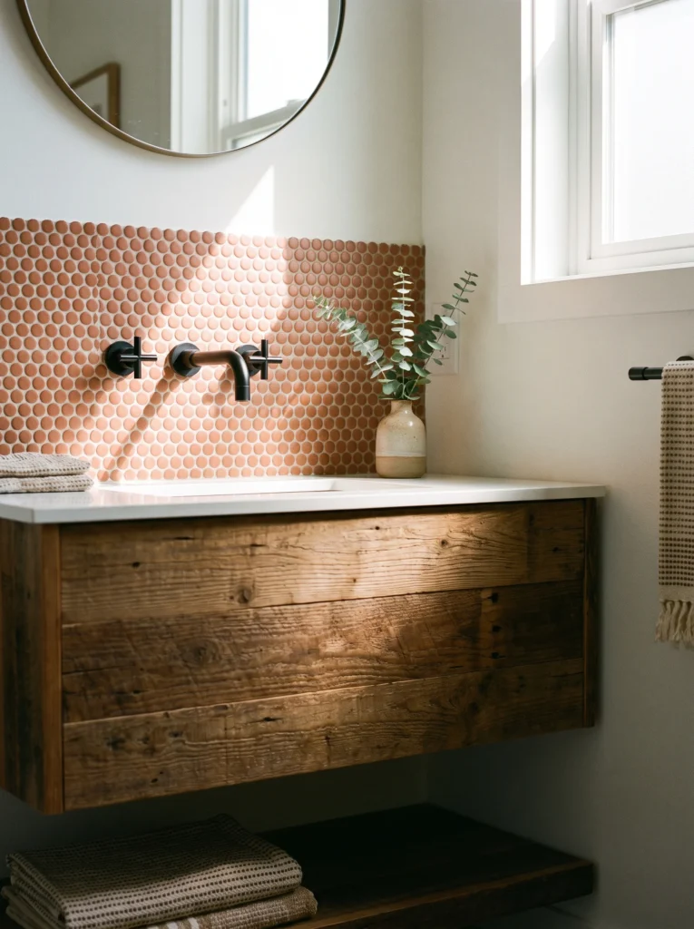 bathroom vanity backsplash