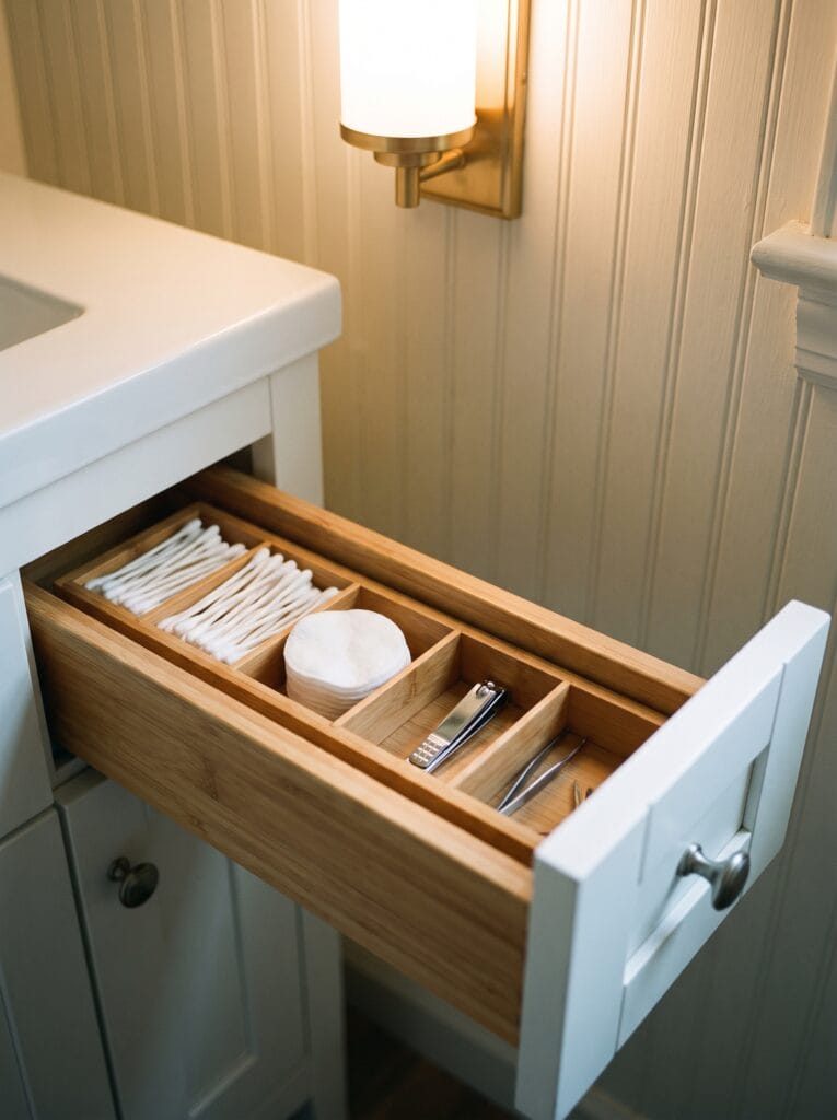 bathroom vanity drawer ideas