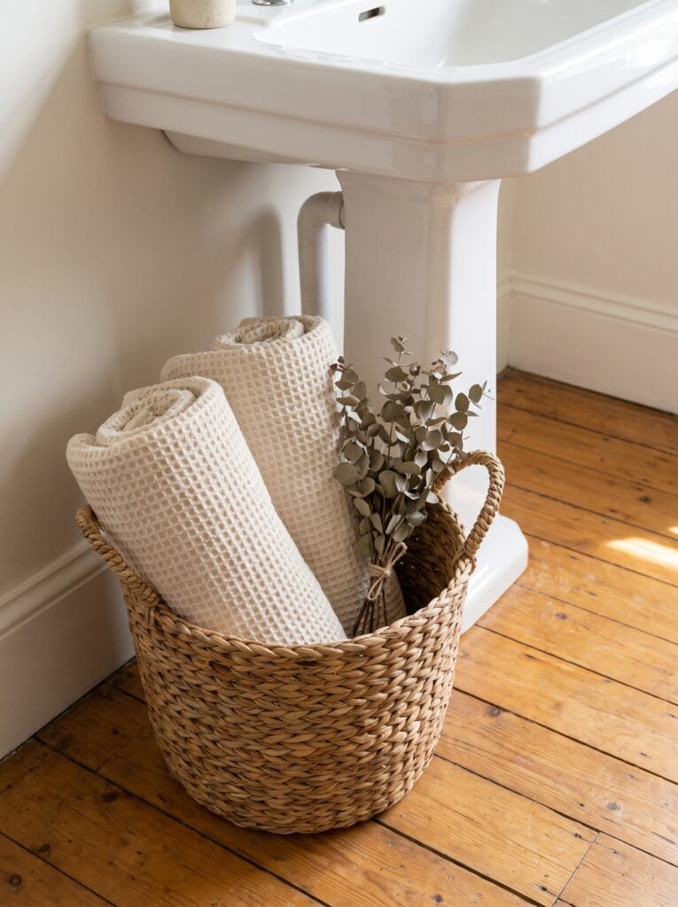 budget bathroom decor