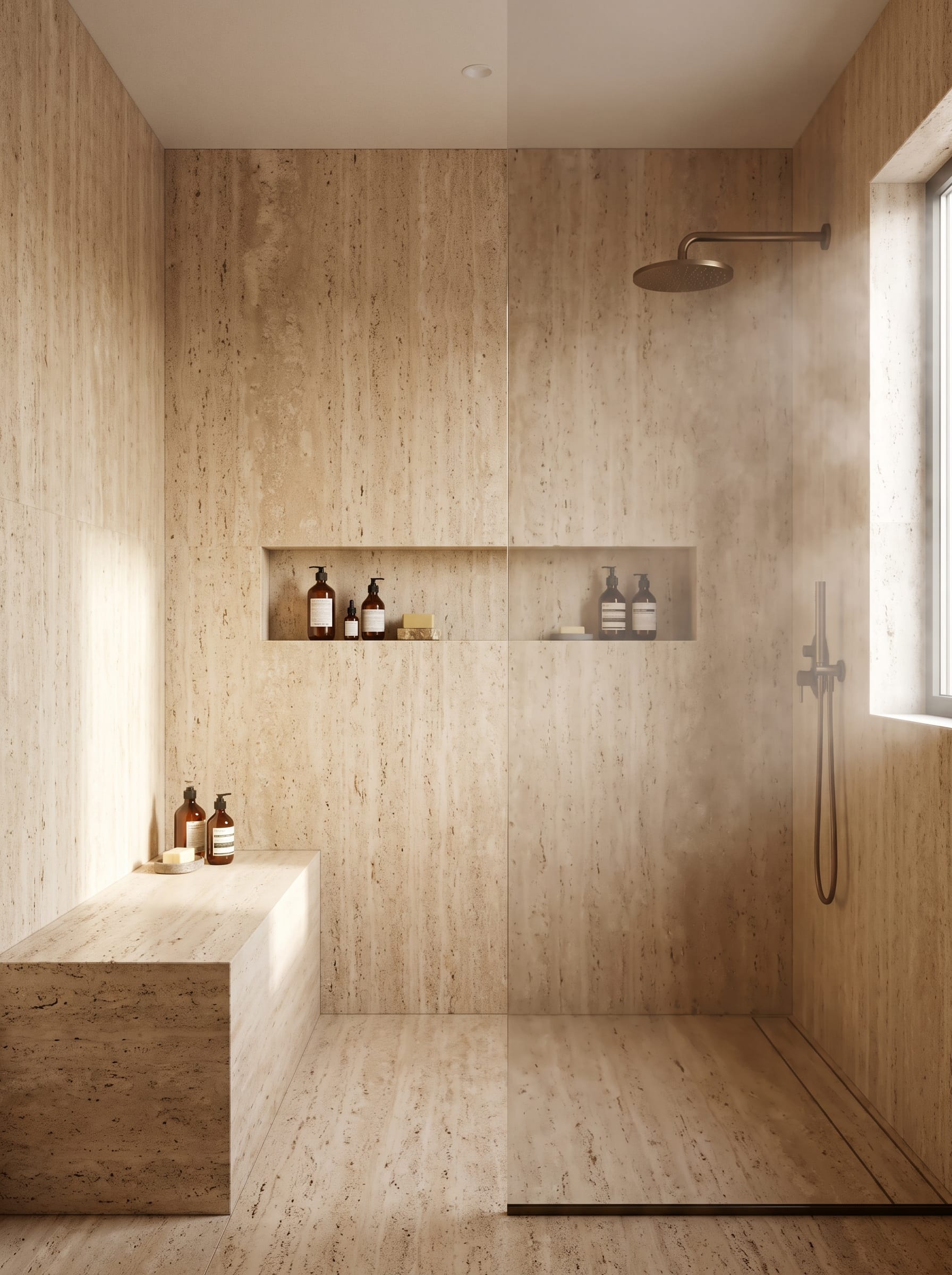 Travertine Bathroom Ideas